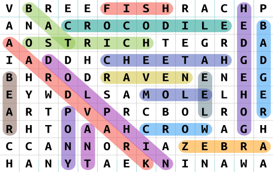 Word Search Puzzle